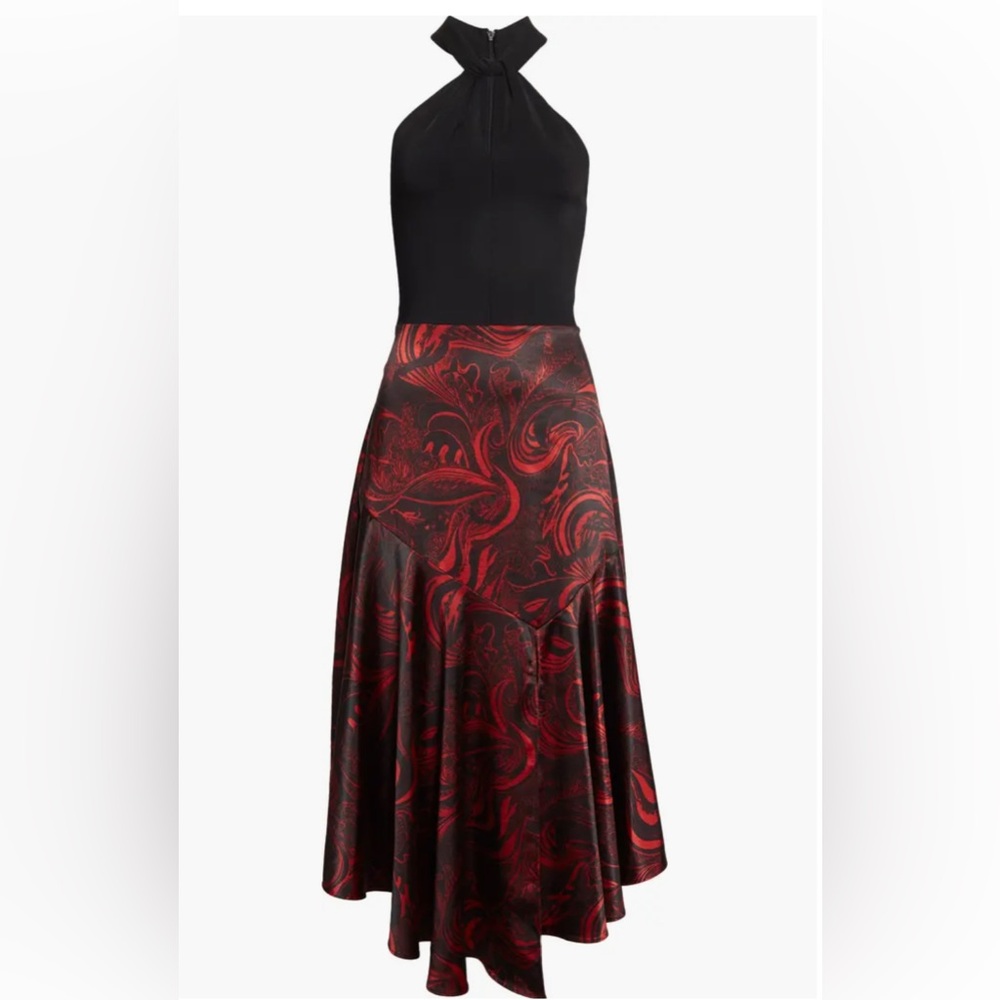 Ted baker London Rosieo Twist Knit Bodice Midi Dress - Picture 5 of 12
